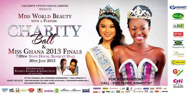 Programme élection Miss Ghana (crédit Miss Ghana 2012)